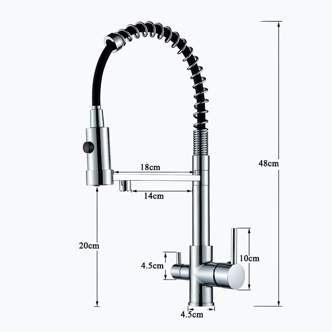 Robinet douchette multifonction