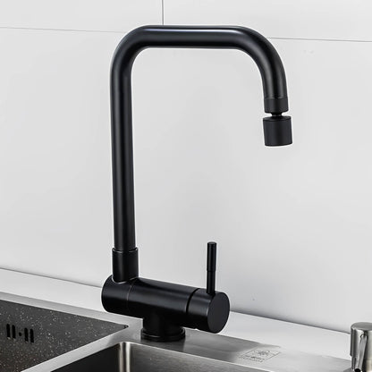 Robinet douchette pour évier inox pliable à double rotation