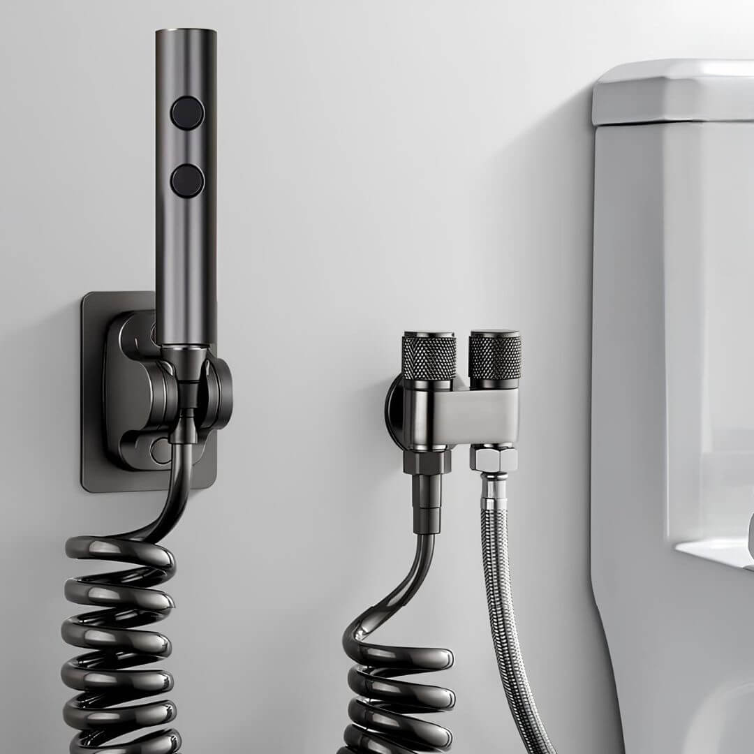 Robinet douchette WC double jet