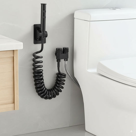 Robinet douchette WC double jet