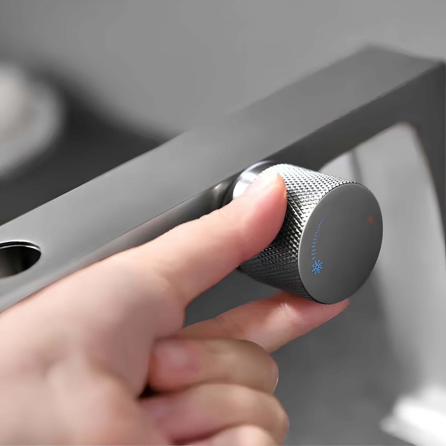 Robinet en laiton brossé – mitigeur design innovant