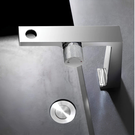 Robinet en laiton brossé – mitigeur design innovant
