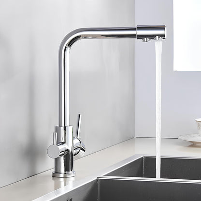 Robinet évier avec double sortie