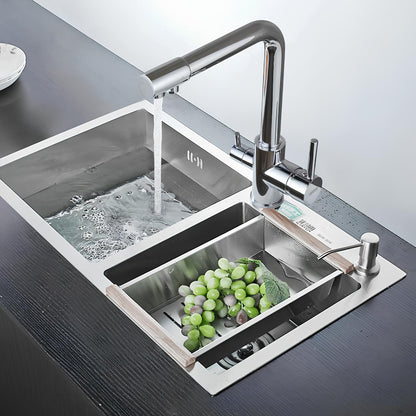 Robinet évier avec double sortie