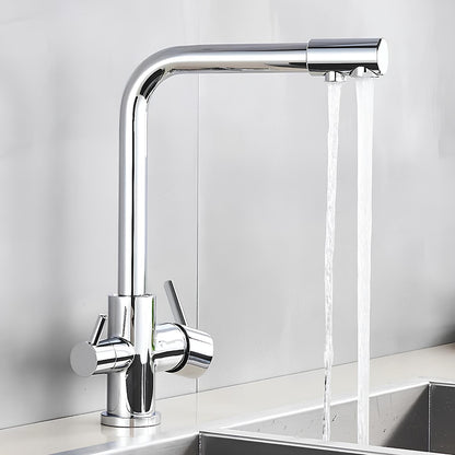Robinet évier avec double sortie
