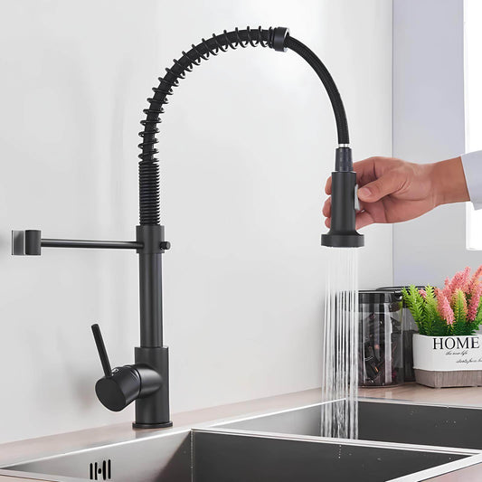 Robinet douchette avec ressort - Élégant et pratique