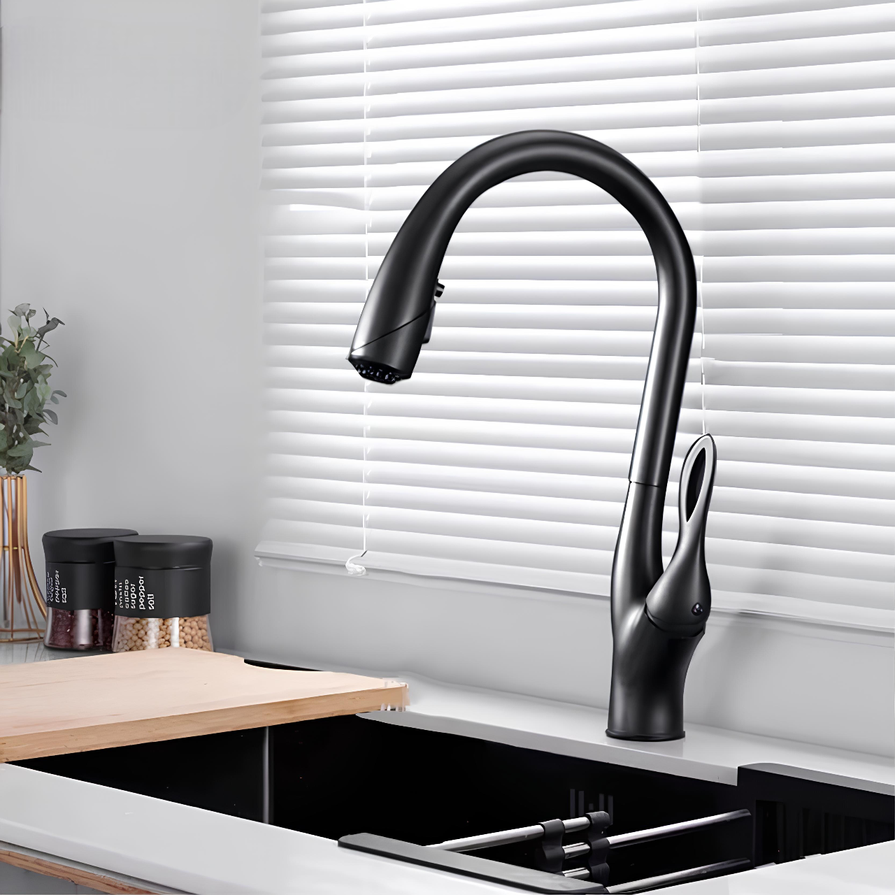 Robinet douchette évier - design luxueux – Robinets d'exception