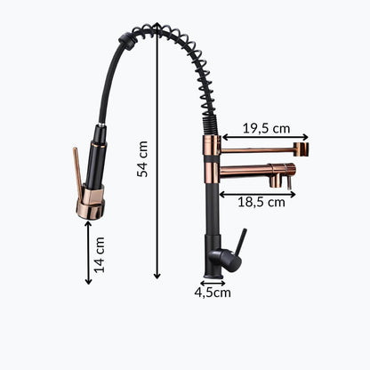 Robinet douchette multifonction - Design industriel