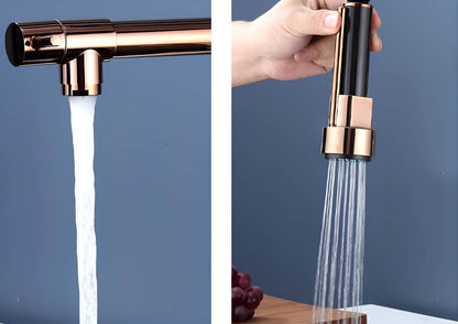 Robinet douchette multifonction - Design industriel