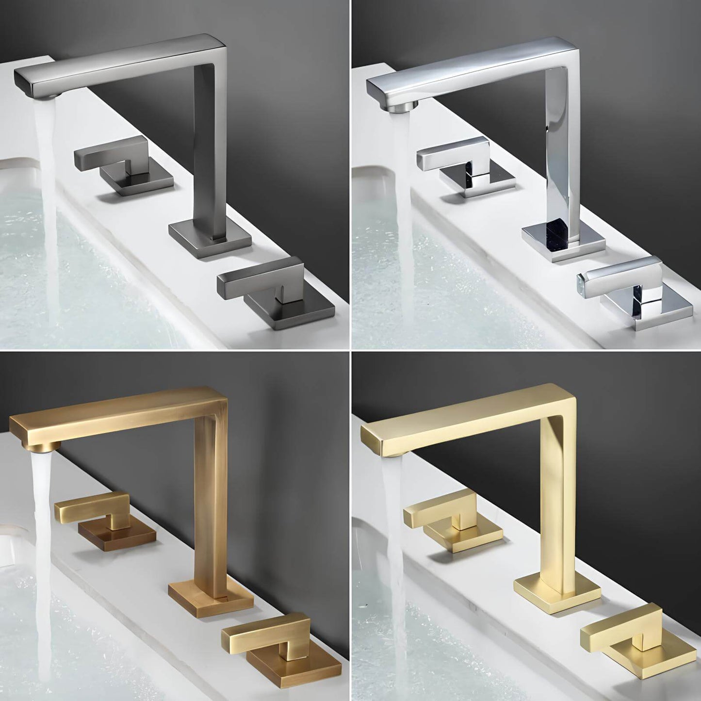 Robinet lavabo 3 trous– Style antique