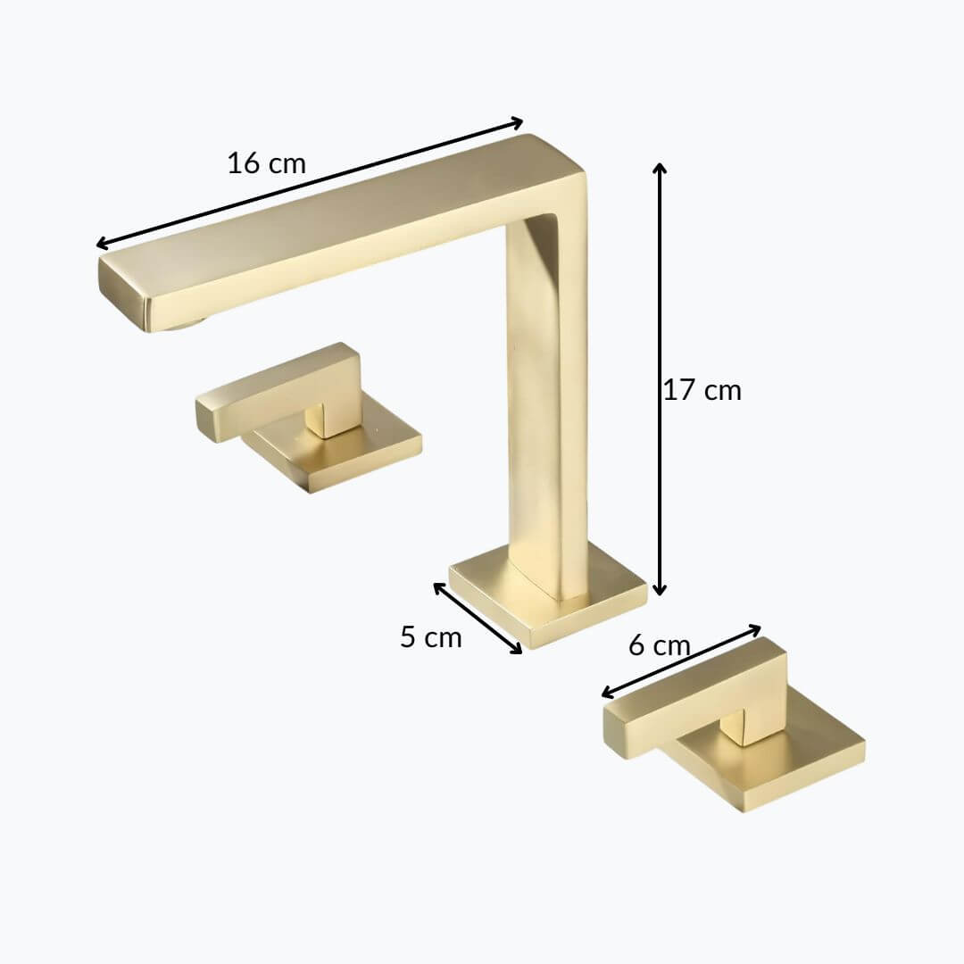 Robinet lavabo 3 trous– Style antique
