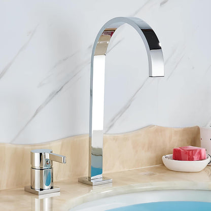 Robinet lavabo à large bec