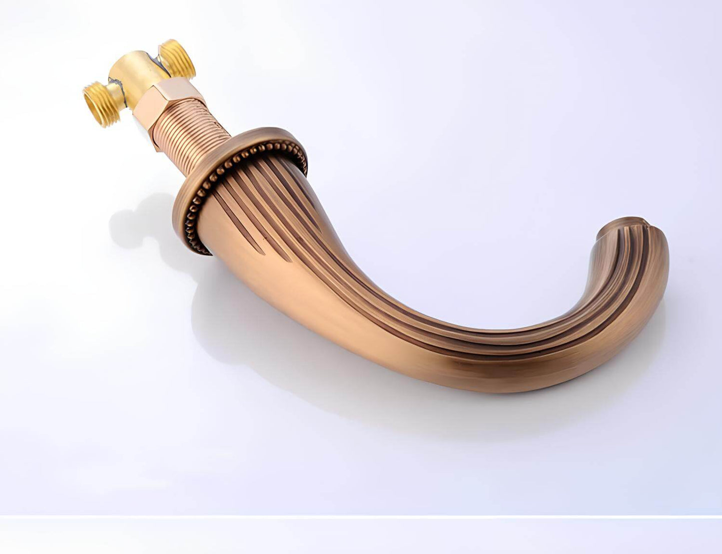 Robinet lavabo antique- 3 trous – Poignées croisées