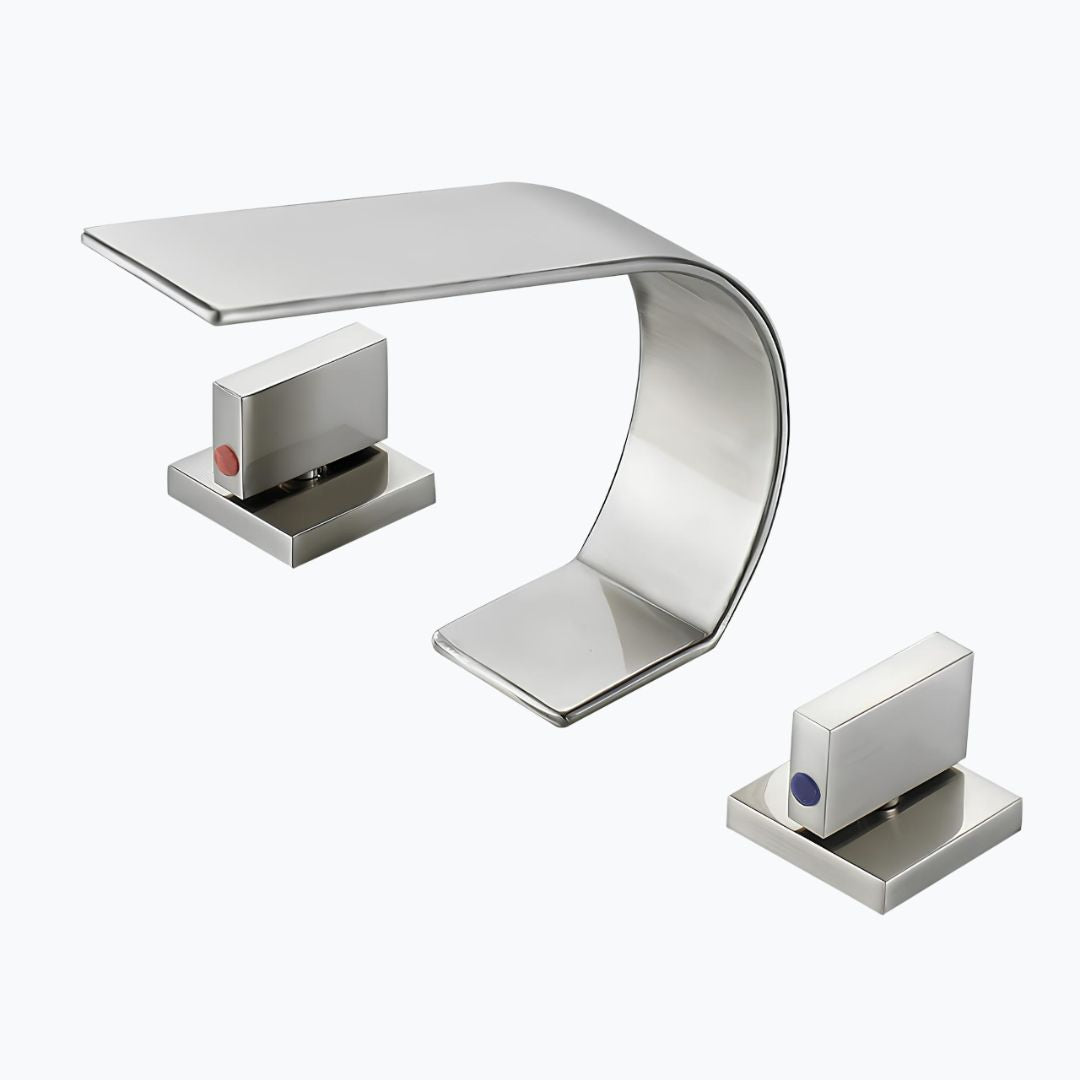 Robinet lavabo - bec effet cascade