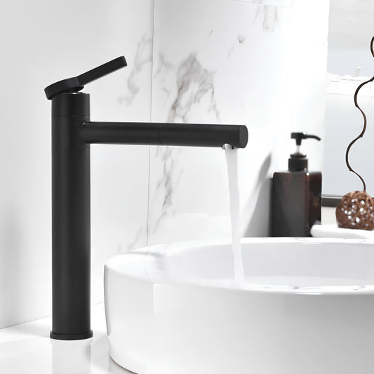 Robinet vasque design bec pivotant