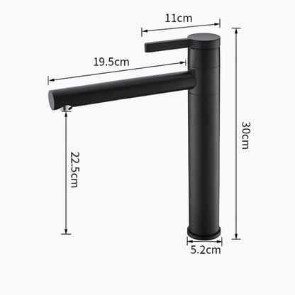 Robinet vasque design bec pivotant