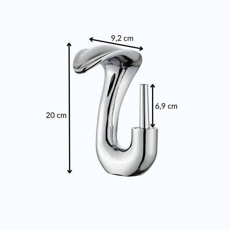Robinet lavabo cascade compact – mitigeur design en laiton
