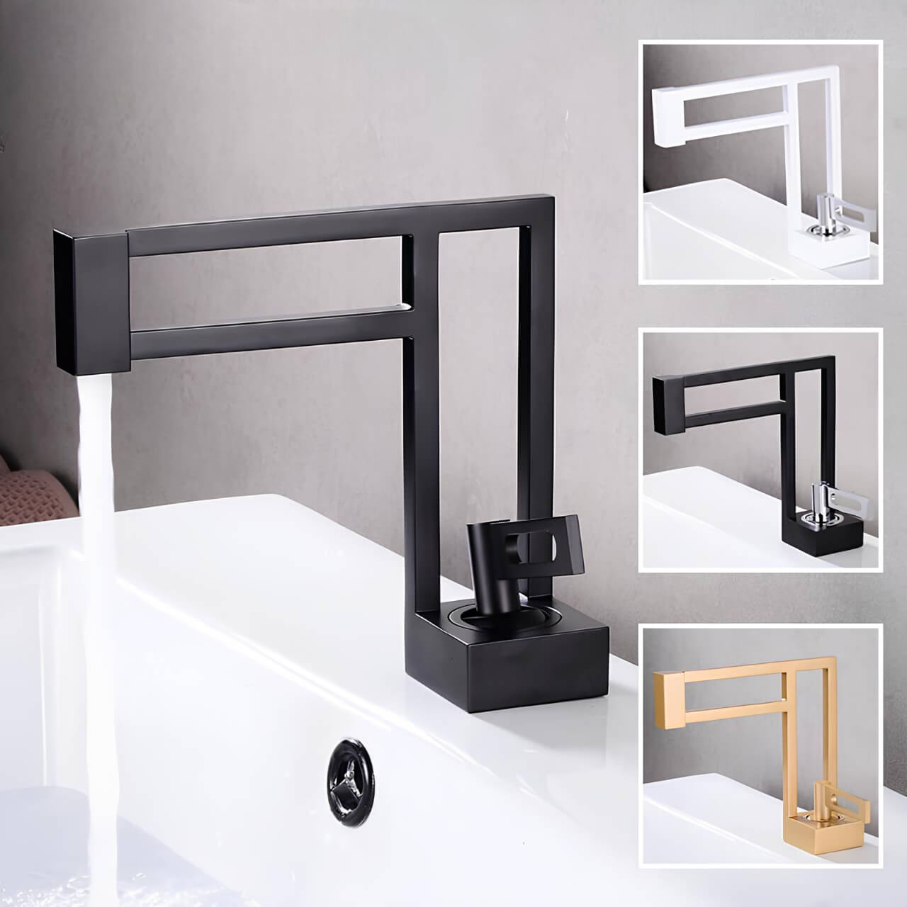 Robinet lavabo cascade –Design moderne