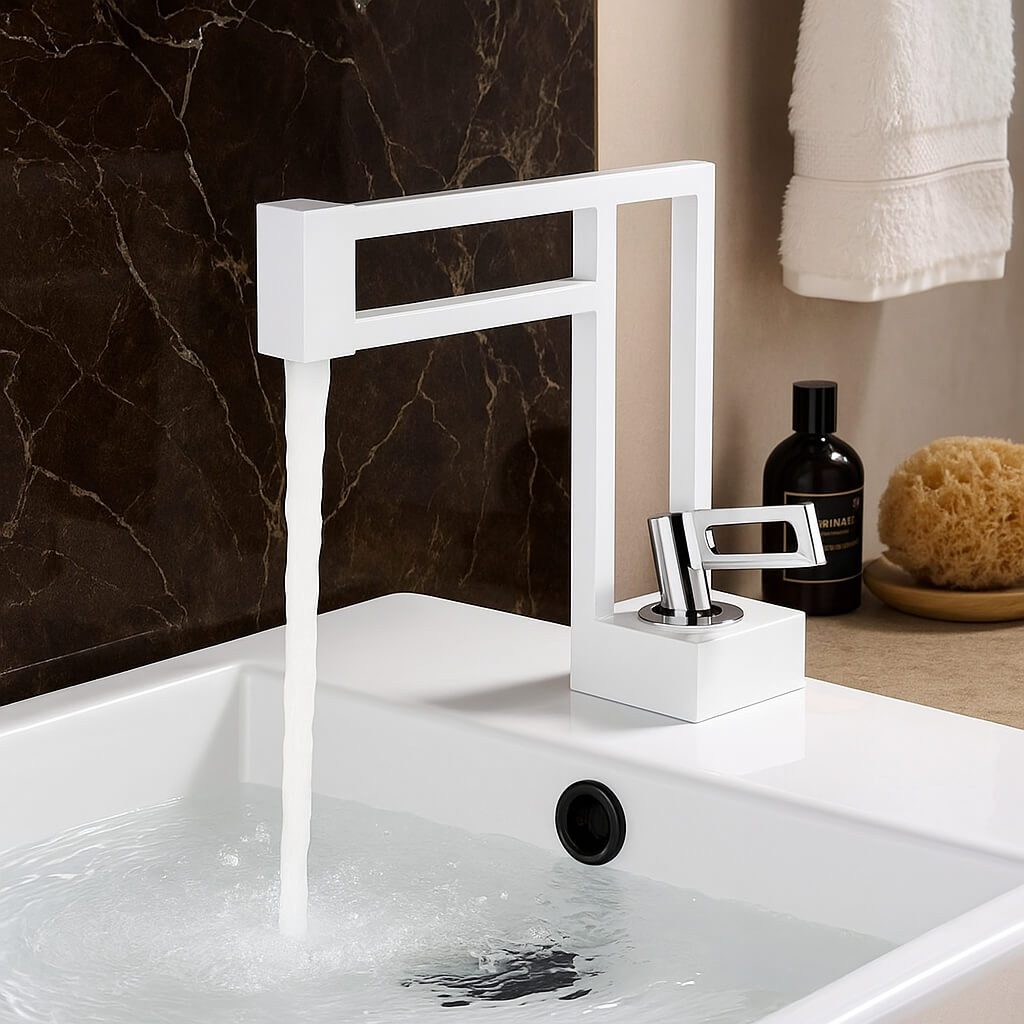 Robinet lavabo cascade –Design moderne