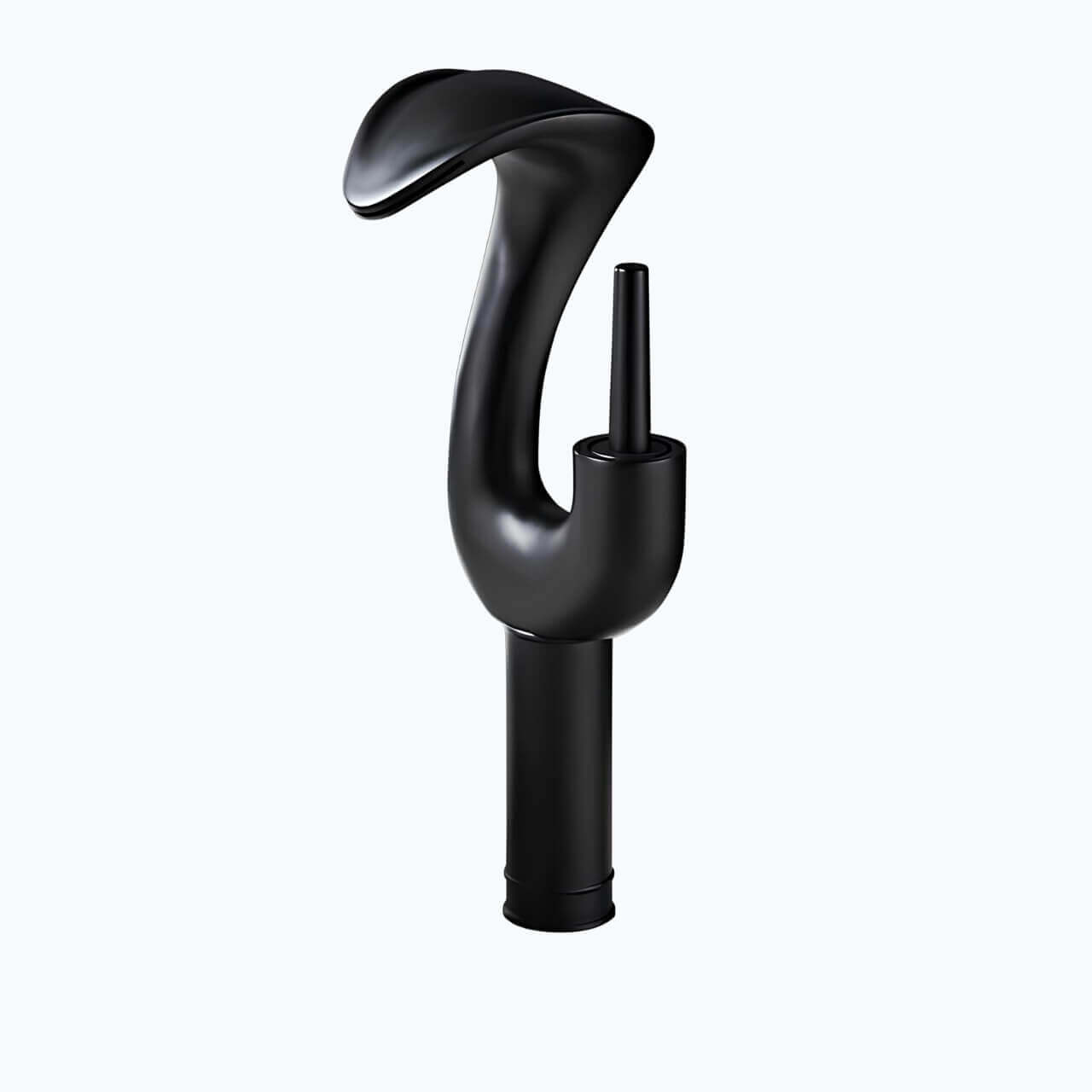 Robinet lavabo cascade grand format – mitigeur design en laiton