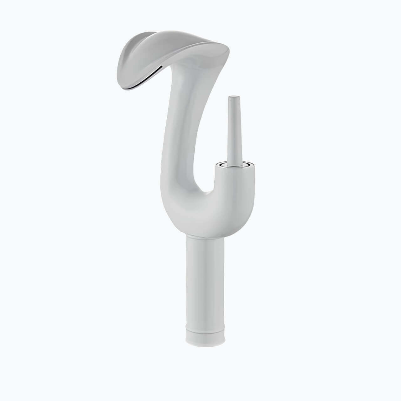 Robinet lavabo cascade grand format – mitigeur design en laiton