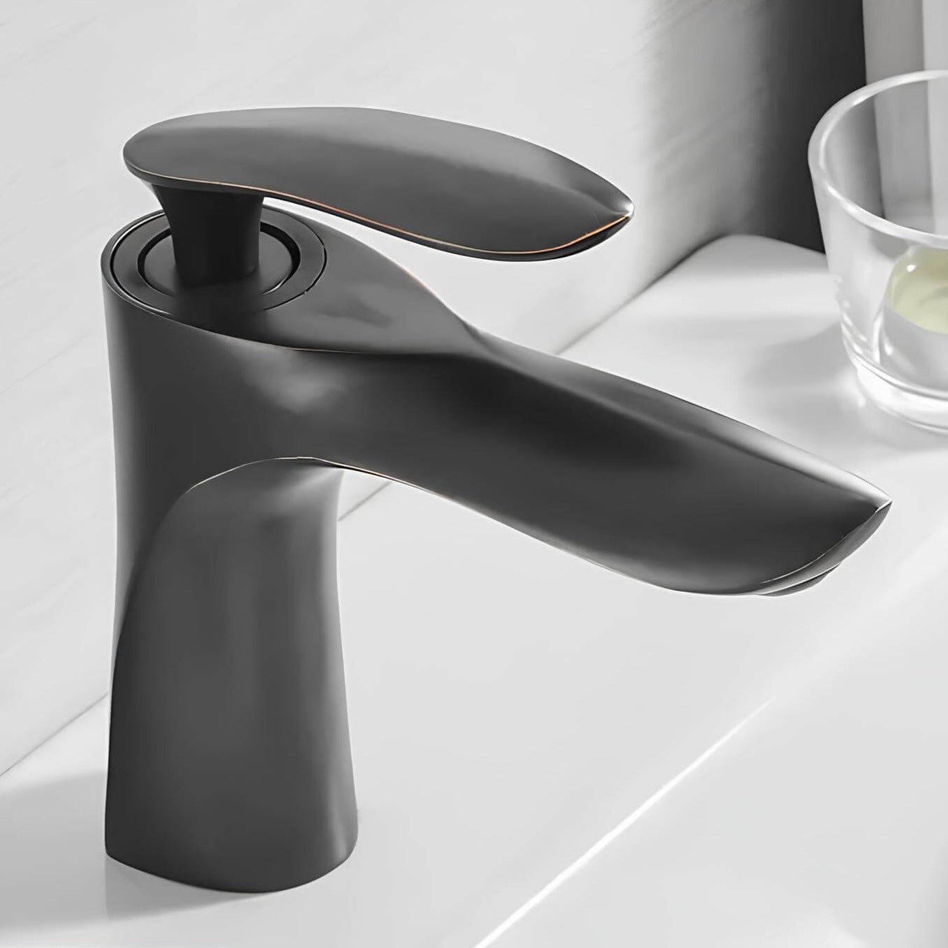 Robinet lavabo cascade – mitigeur au design raffiné