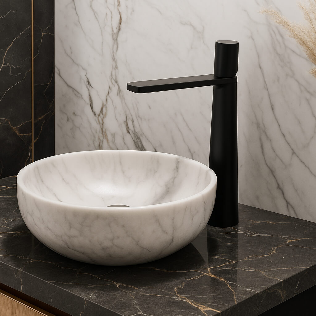 Robinet vasque contemporain