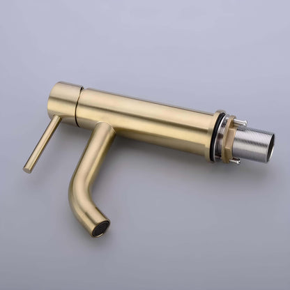 Robinet vasque doré contemporain