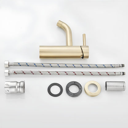 Robinet vasque doré contemporain