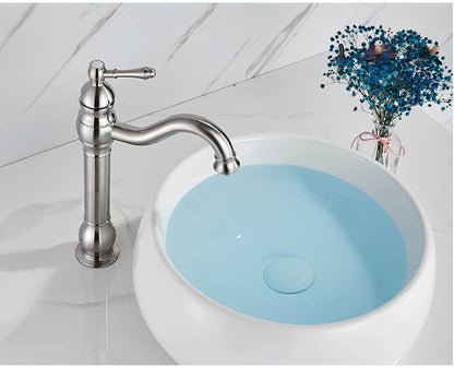 Robinet vasque finition vintage