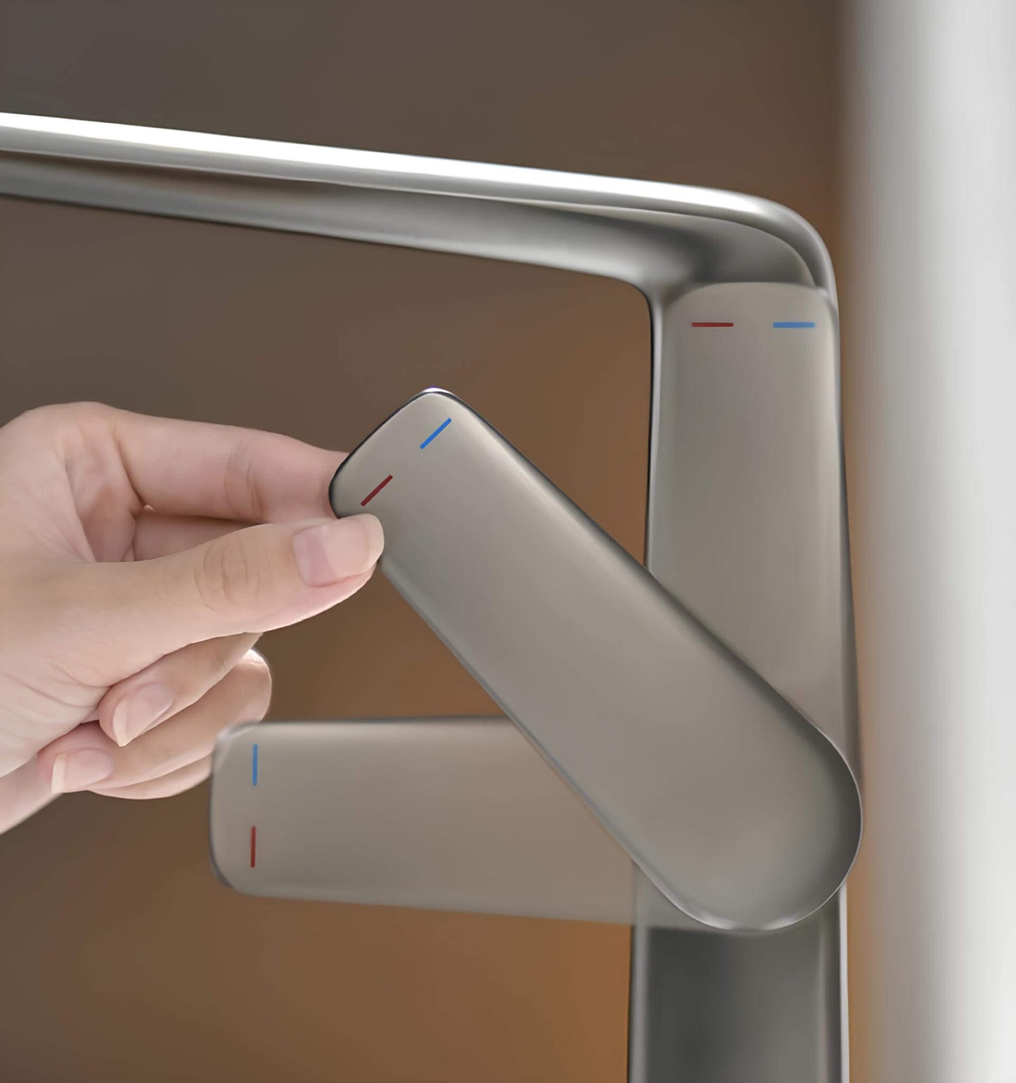 Robinet lavabo haut – mitigeur design à bec allongé