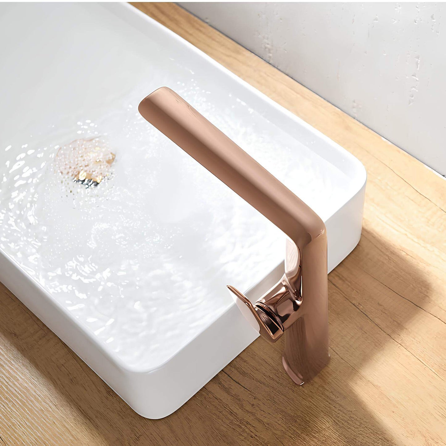 Robinet lavabo haut – mitigeur design à bec allongé