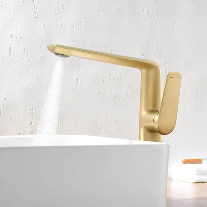 Robinet lavabo haut – mitigeur design à bec allongé