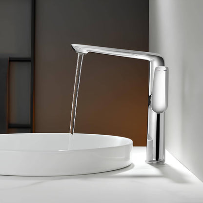 Robinet lavabo haut – mitigeur design à bec allongé