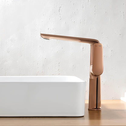 Robinet lavabo haut – mitigeur design à bec allongé