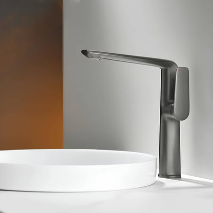 Robinet lavabo haut – mitigeur design à bec allongé