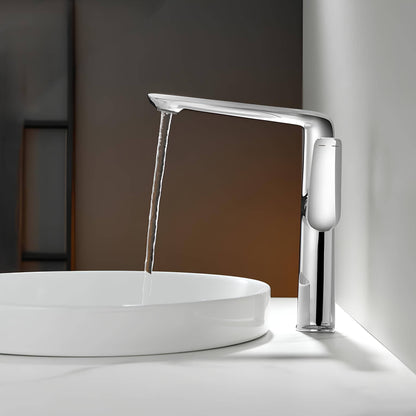 Robinet lavabo haut – mitigeur design à bec allongé