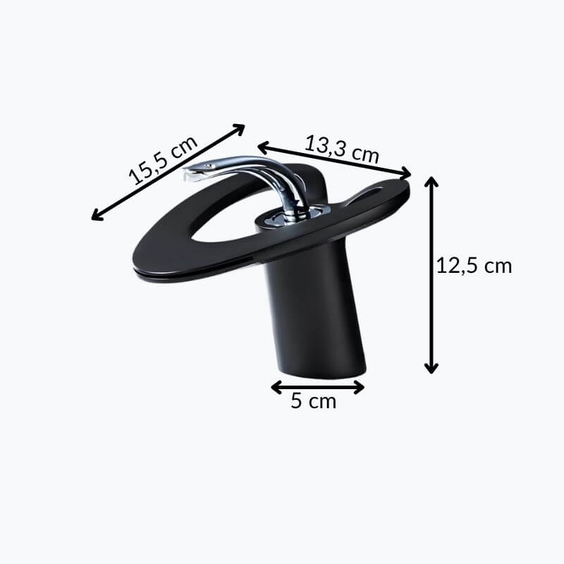 Robinet lavabo mitigeur en laiton – style contemporain silencieux