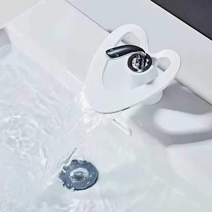 Robinet lavabo mitigeur en laiton – style contemporain silencieux