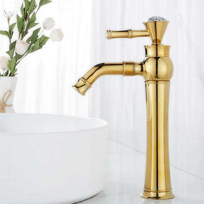 Robinet lavabo ou vasque moderne - Détail diamant