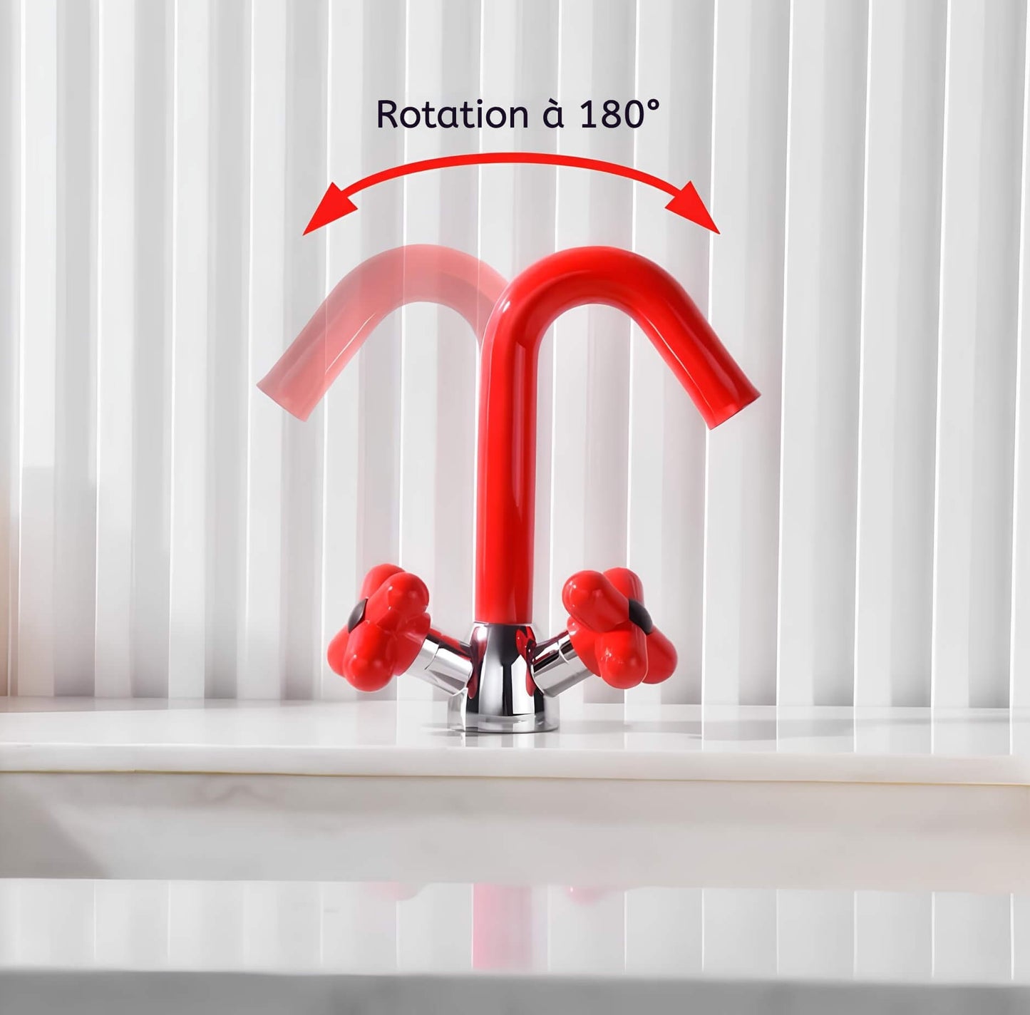 Robinet mélangeur lavabo – design contemporain élégant
