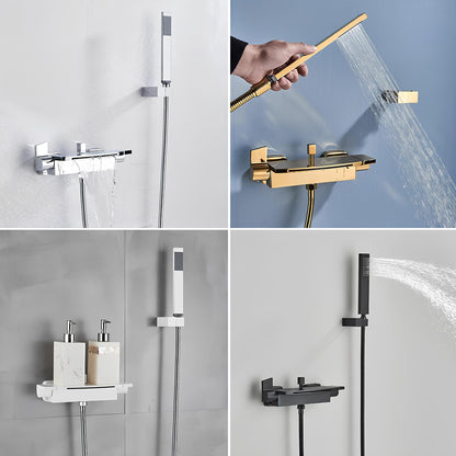 Robinet mitigeur baignoire mural –  Cascade & douchette