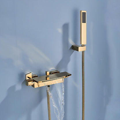 Robinet mitigeur baignoire mural –  Cascade & douchette