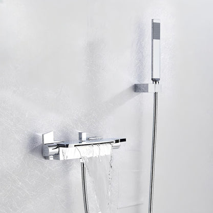 Robinet mitigeur baignoire mural –  Cascade & douchette