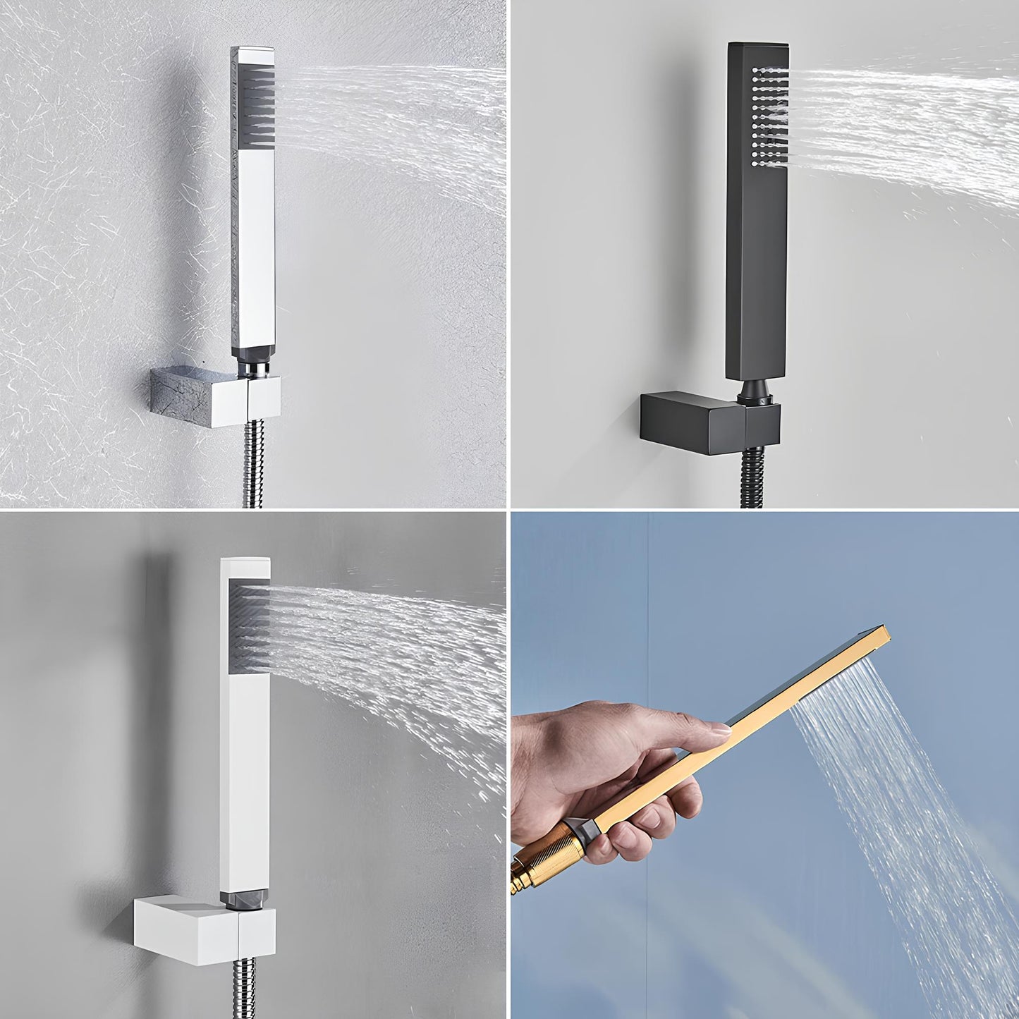 Robinet mitigeur baignoire mural –  Cascade & douchette