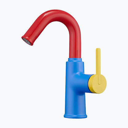 Robinet mitigeur en laiton – bec pivotant 360°, design contemporain
