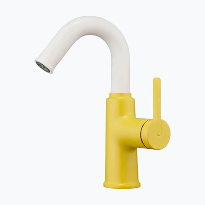 Robinet mitigeur en laiton – bec pivotant 360°, design contemporain