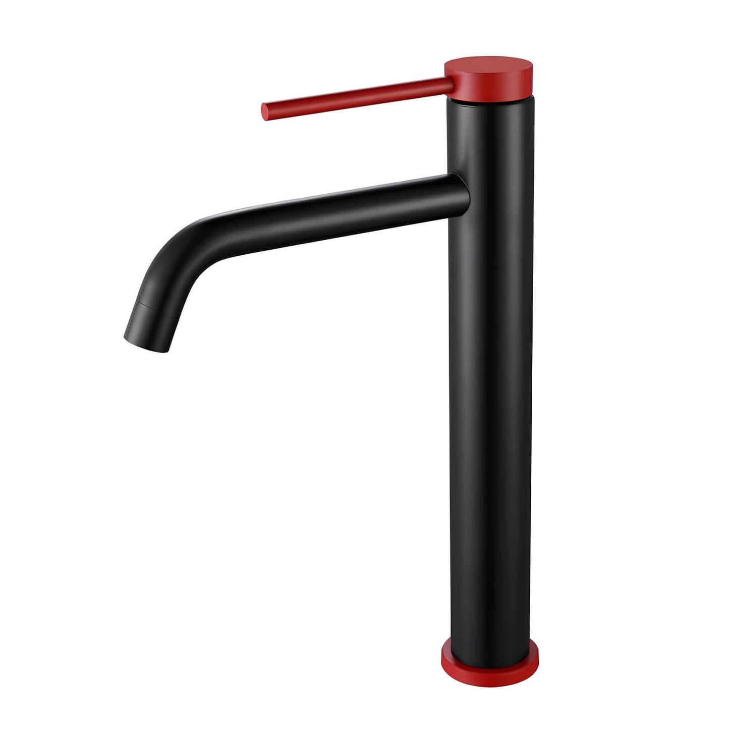 Robinet mitigeur inox – design brossé, bec arrondi
