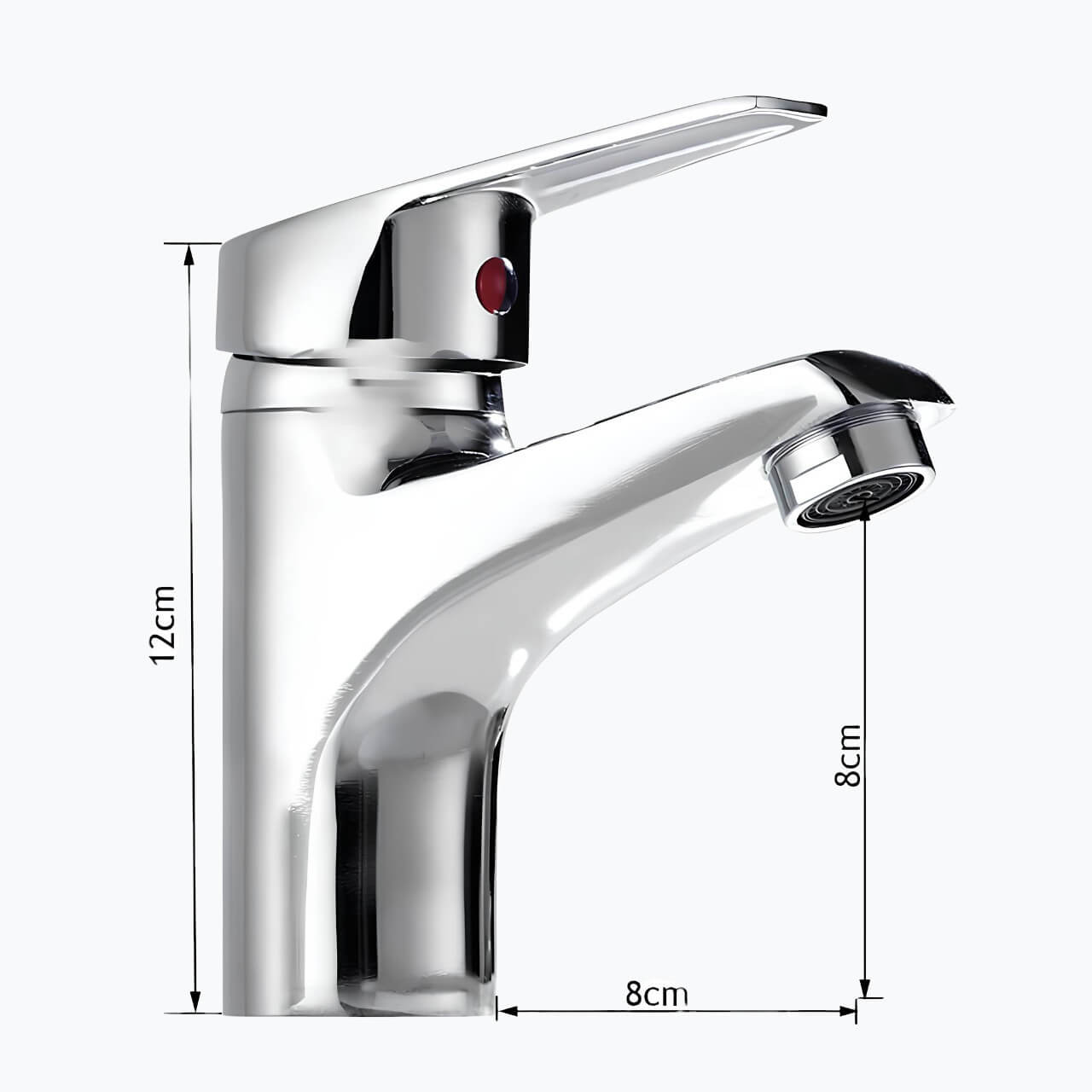 Robinet mitigeur lavabo - finition chrome