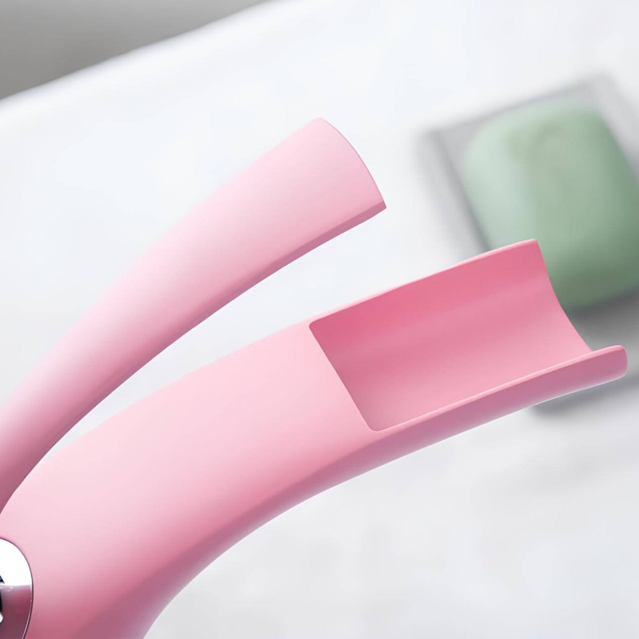 Robinet mitigeur rose en laiton – mitigeur cascade pour lavabo